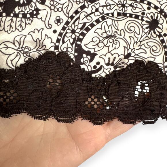 INC International Concepts 100% Silk Floral Lace Trimmed Camisole Women's 8P - Picture 6 of 9